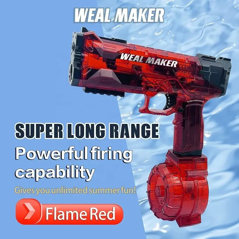 New Arrivals Electric High Pressure Water Gun Toy Automatic Water Gun Powerful Super Soaker Squirt Gun