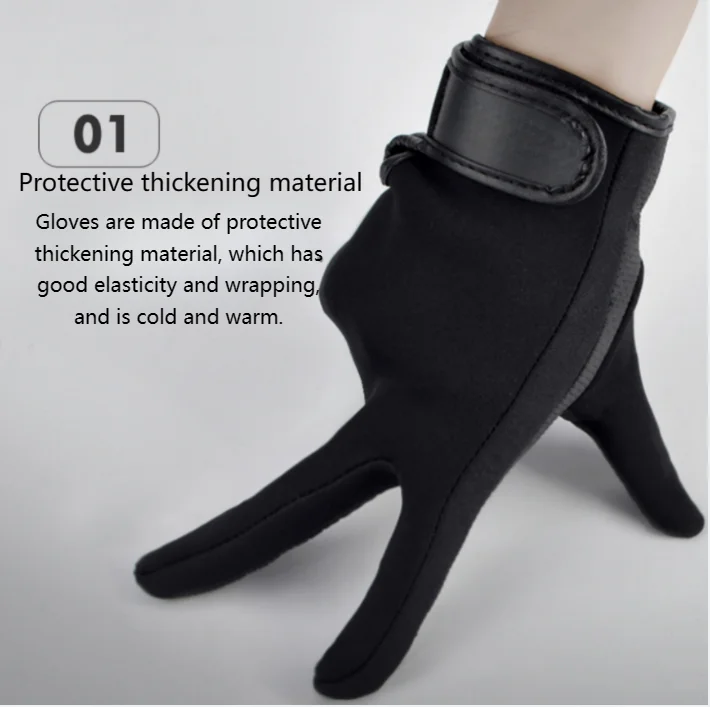 Snorkeling, deep anti-slip, warm, wear-resistant and scratch-resistant surfing diving gloves