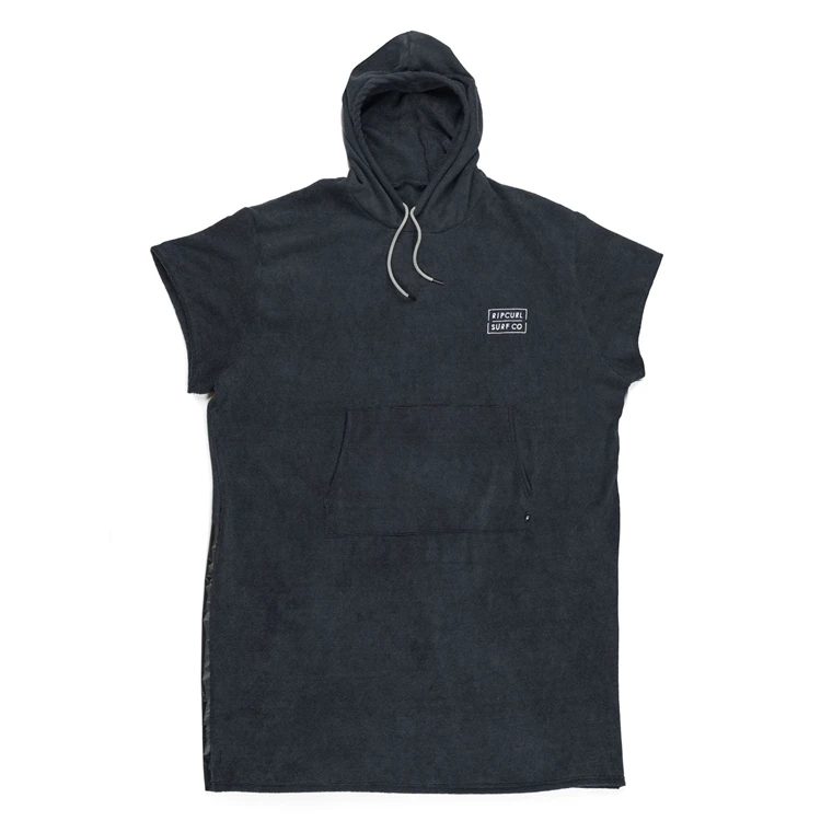 Полотенце-пончо из микрофибры с капюшоном для взрослых