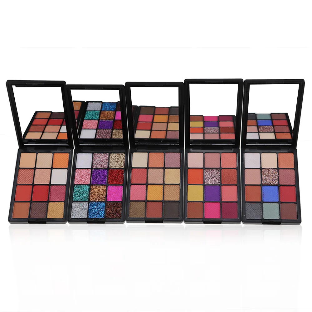 Cosmetics Highly Pigmented eye shadow Makeup 12 Colors Cruelty Free Private Label Eyeshadow Palette