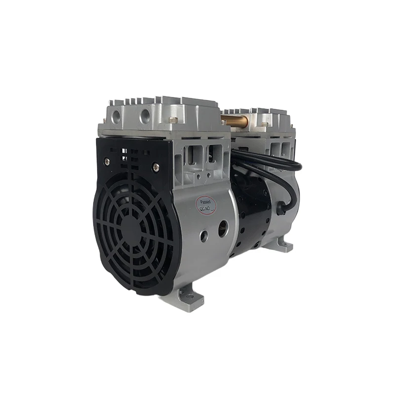 Ultra High Vacuum  Ac Power Portable Oil Free Piston Vacuum Pump Air Compressor Head Pump