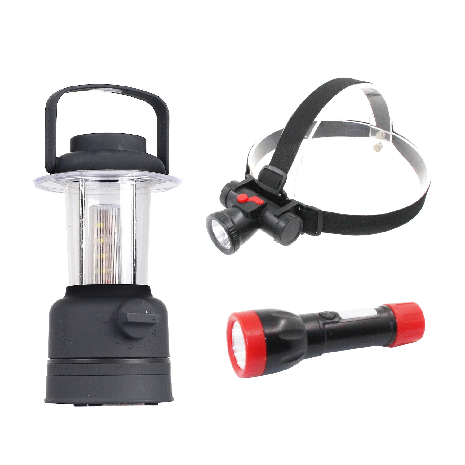 Amazon hot sale Portable 3 in 1 12v cob  cheap camping light set with flashlight camping light headlamp