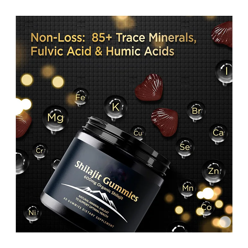 Shilajit Extract Gummies Ayurveda Humic Fulvic Acid And Trace Support Contains Over 85 Minerals Shilajit Gummies