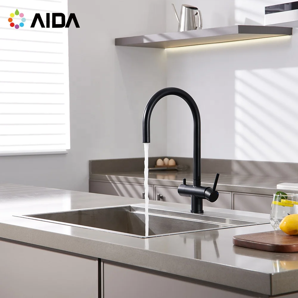 Modern Minimalist Style Mixer Tap Luxury Sink 304 Hot And Cold Drinking Water Faucet