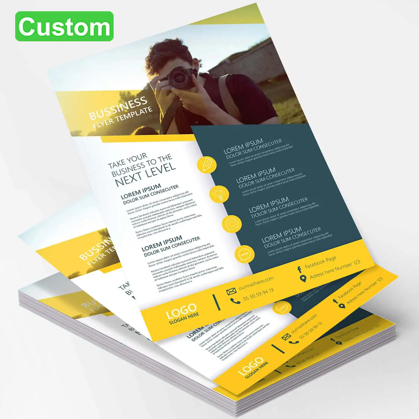 Professional Factory Customized A4 Size Magazine Catalog Brochure Printing Booklet Printing