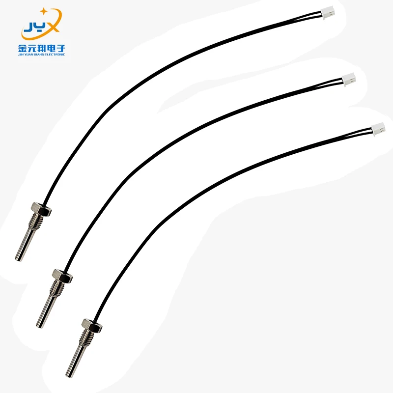 JYX  G1/2 G1/8 G3/4 M8 M10 M6 thread screw Stainless steel 316 Waterproof IP68  NTC temperature sensor