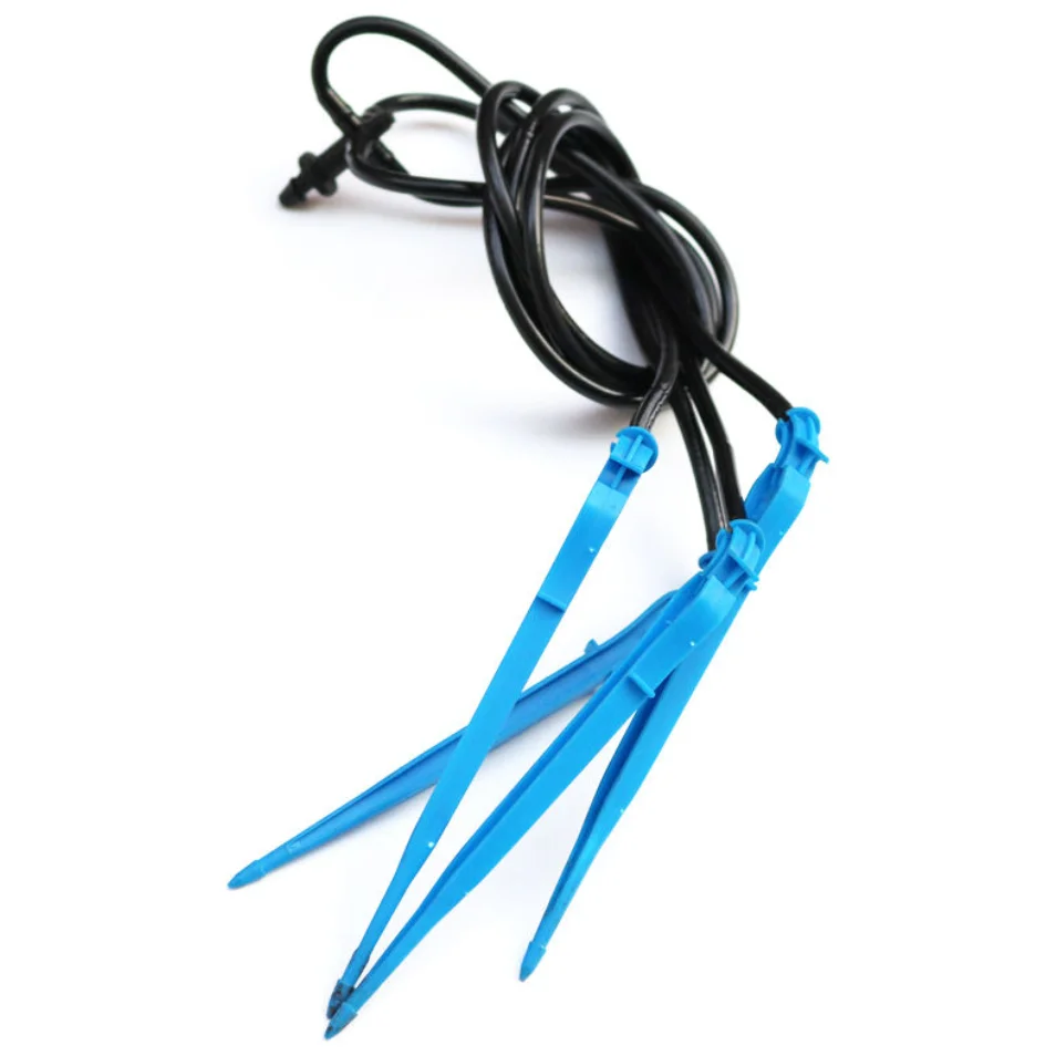 Irrigation Arrow Dripper With Barb Bend Curved Arrow Drip Dropper For Greenhouse Water Saving Irrigation Fitting