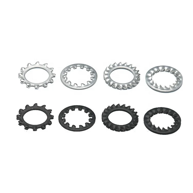 DIN6798A Serrated External Tooth Plain Locking External Teeth Lock Washer  Stainless Steel 304/316