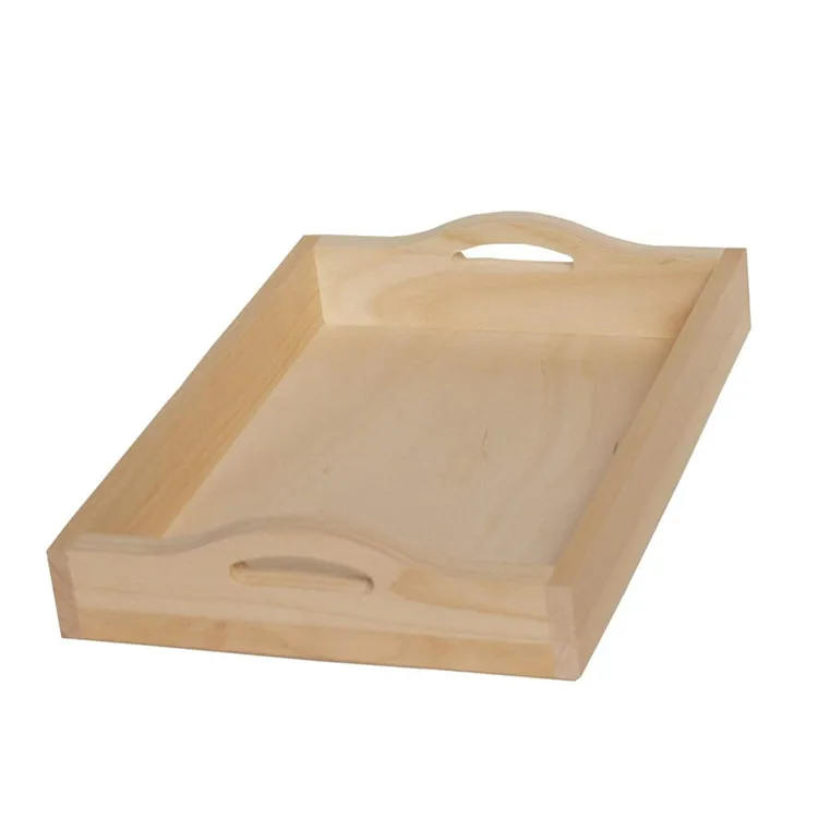 Diy home decor items craft projects unfinished wooden trays with handles