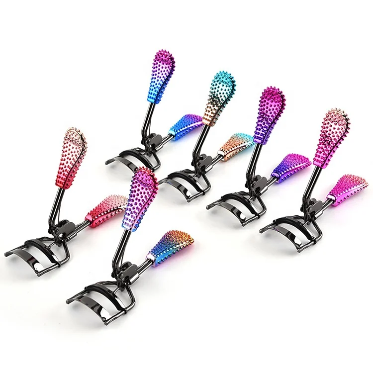 OEM Service Eyelash Curler Stainless Steel Top Quality Private Label Eyelash Rhinestone Curlers