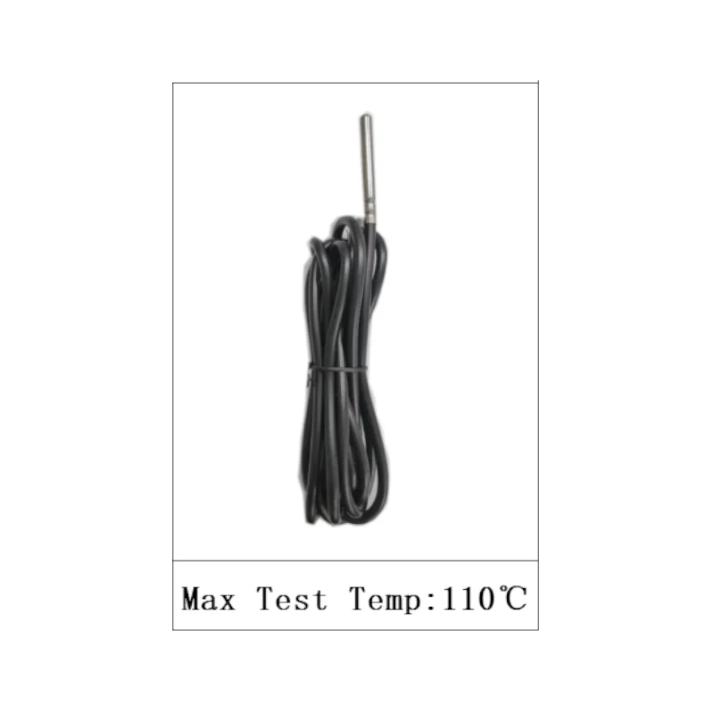 Датчик температуры NTC для высокой до 110C 5 кОм при 25C B = 3470K (25C/50C) длина провода 2 метра