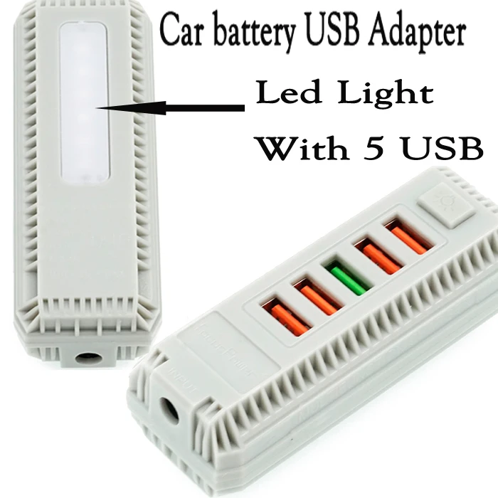 12V 3.1A 10 ports Multi-Port usb hub mutifunction chargers for car battery