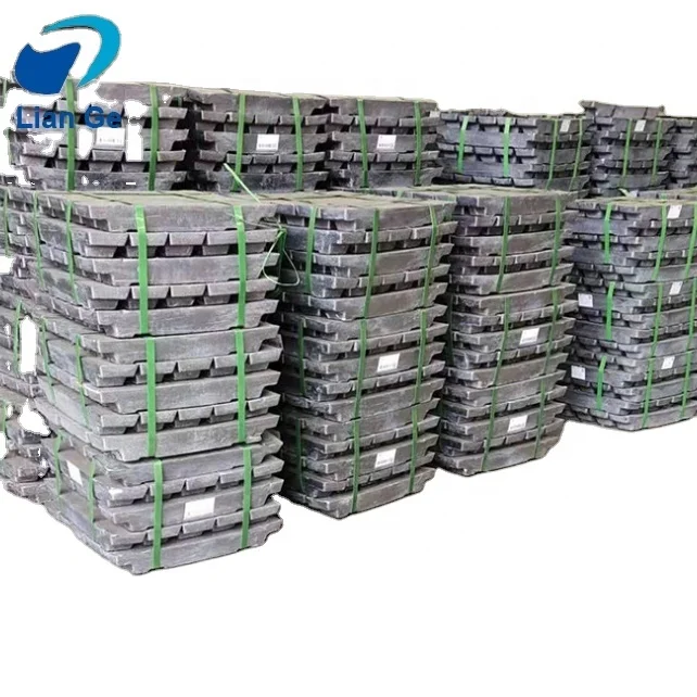 Чистые свинцовые слитки Pb 99.99% от китайского