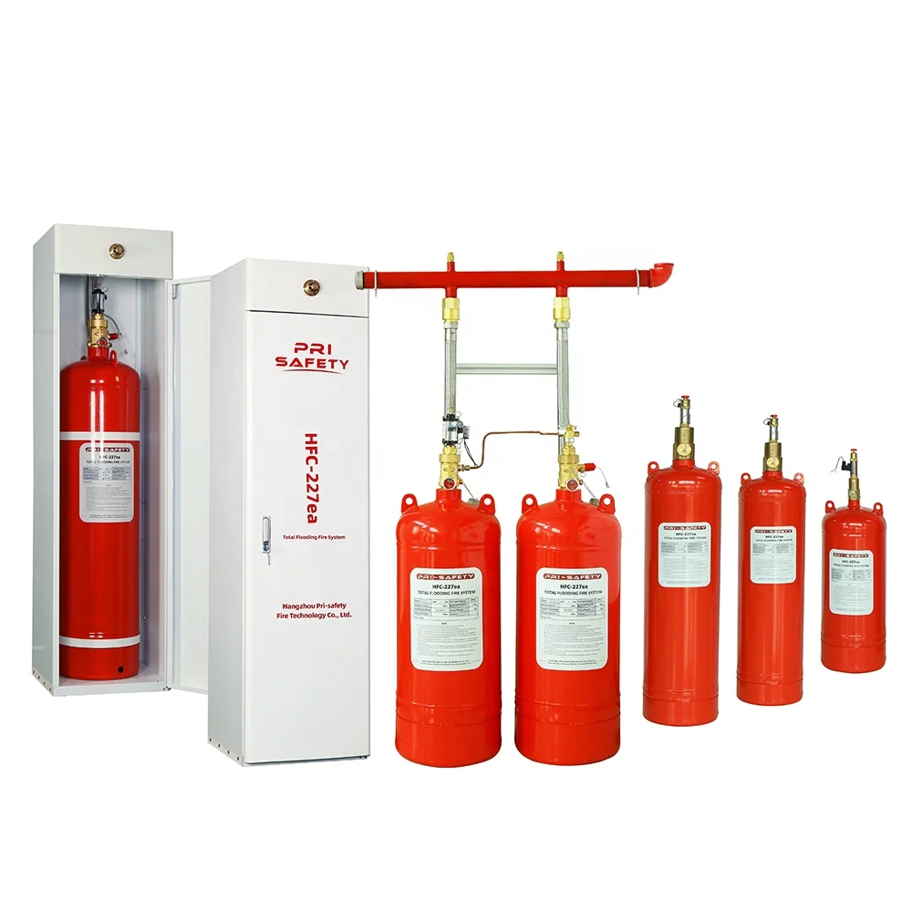 Mist Nozzle Network HFC-227ea FM200 Whole Room Fire Extinguishing for Retail Store