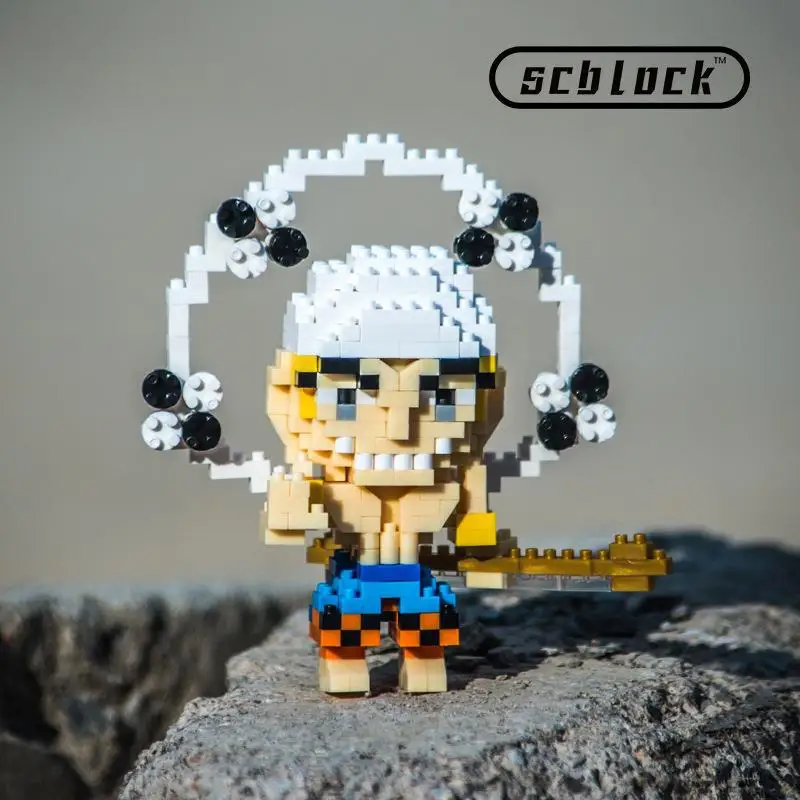 66 Styles DIY Toys Figurine 1 PIECE ZORO ACE LUFFY NAMI CHOPPER BOA SANJI LAW Building Bricks PVC Anime Figure for Kids