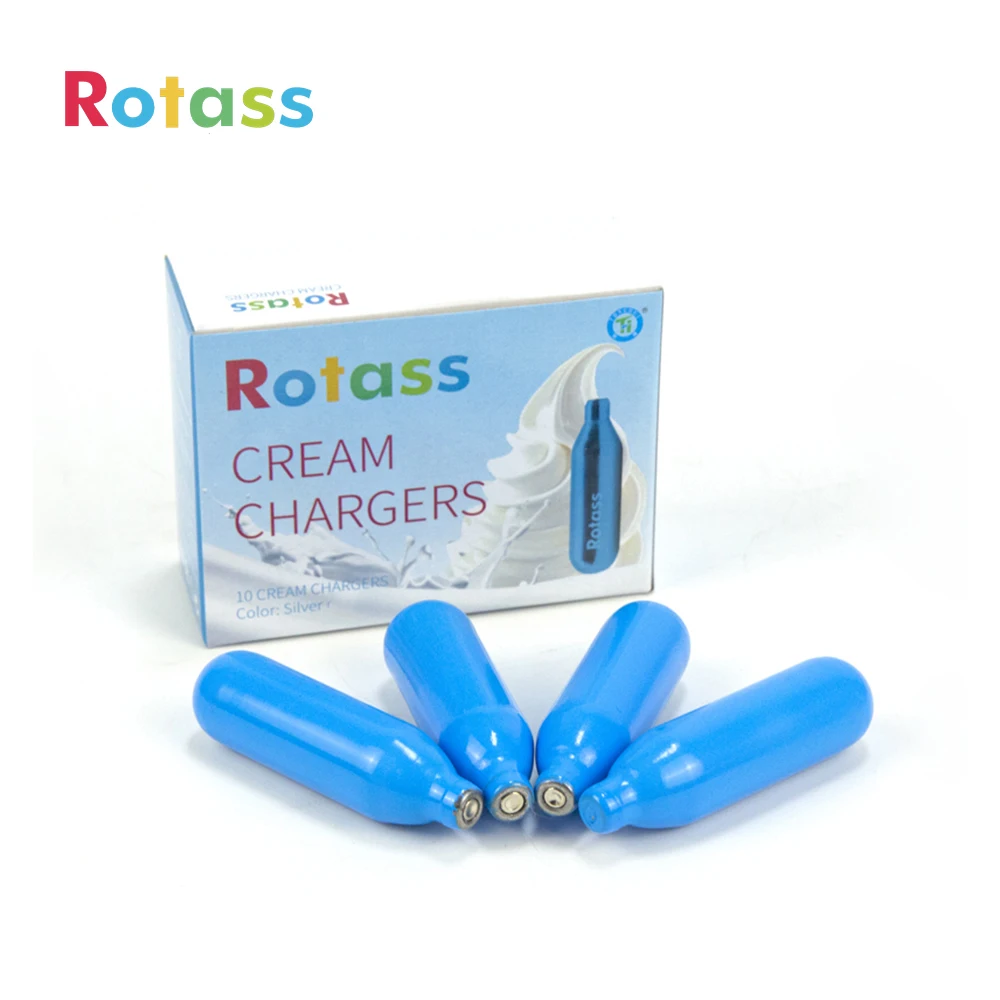 Rotass CE Food grade 10 pack 24 pack 8g Whipped cream cartridge whip cream chargers