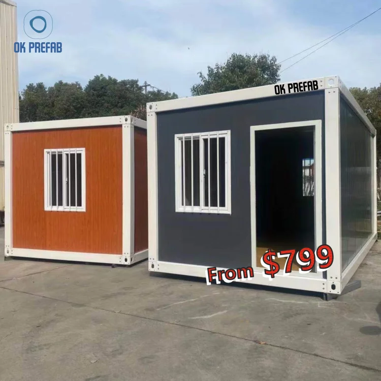 Низкая стоимость деревянный готовый дом водонепроницаемый сборный крошечный контейнер офисный комплект кабина casa contenedor контейнерный