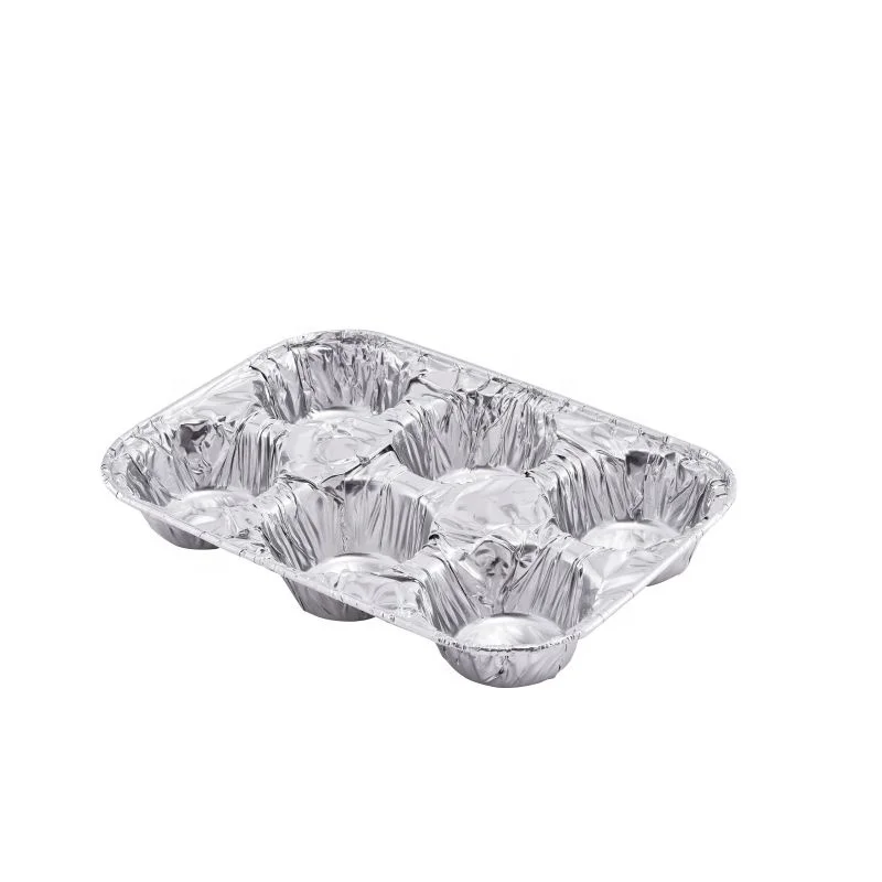 cake tart baking pan mould oil Pans Food Containers Trays Rectangle Round Aluminum Foil Disposable with Lids