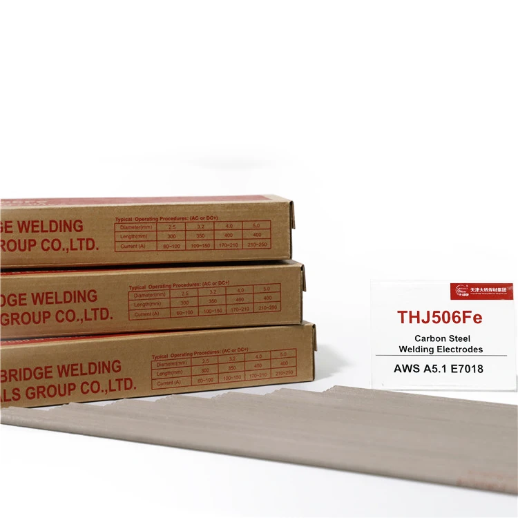 Tianjin Hot Supply Bridge Rrand Welding Electrode E7018 Price Steel Alloy