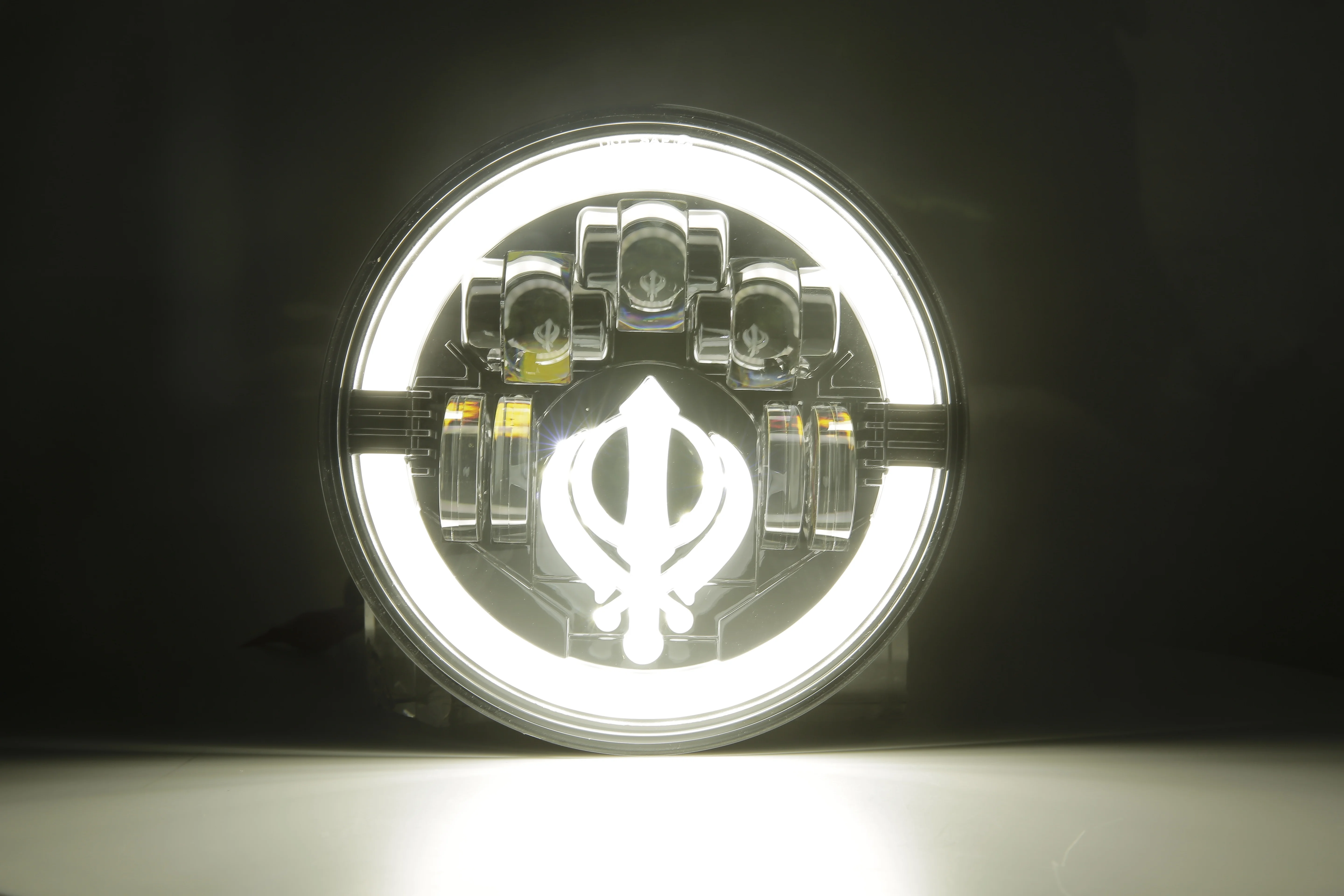 Motorcycle Round Headlight for Royal Enfield Classic 350 Accessories Hunter 350 Scram 411 Meteor INT650 Continental GT Himalayan