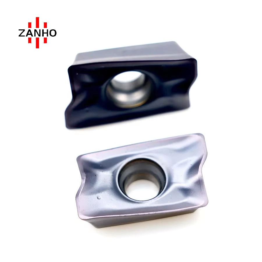 ZANHO APKT170508/16/20/30/40 carbide milling inserts various corer radius inserts with helical cutting edges for general machini