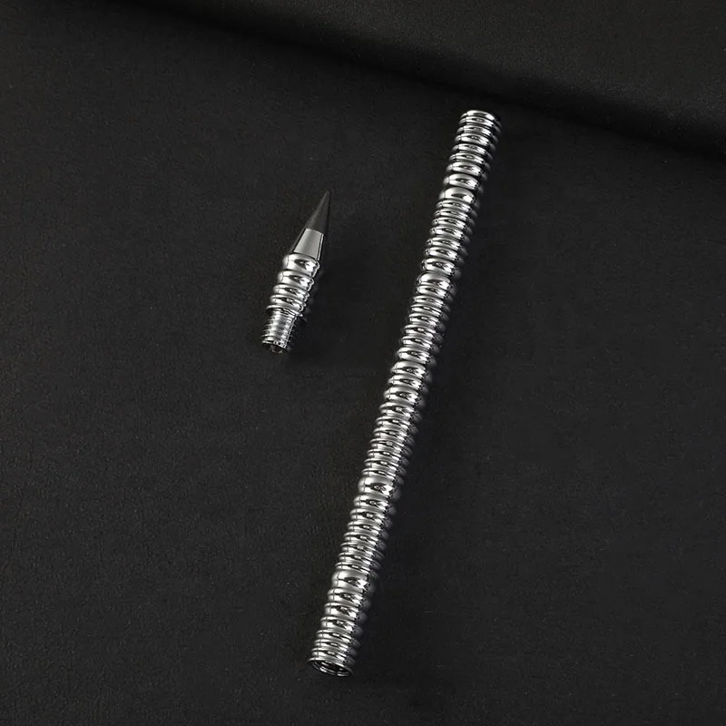 High quality novelty inkless pencil metal copper eternal pen everlasting Pen Erasable Pencil