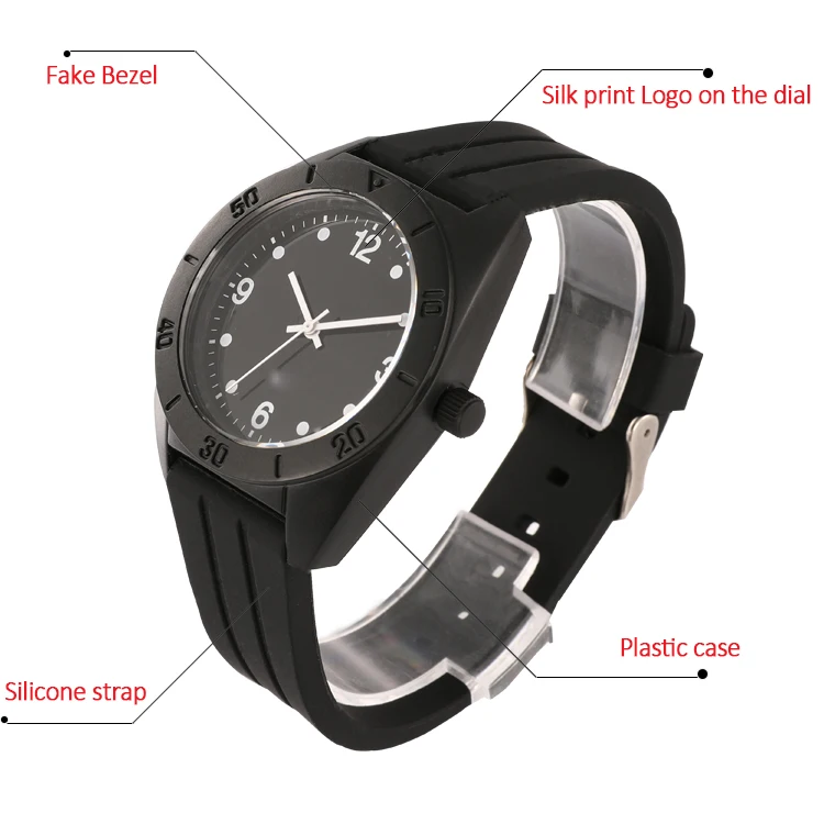 BOMAXE Custom High Quality Hip Hop Black Advance Quartz Wrist Watch From China Famous Supplier