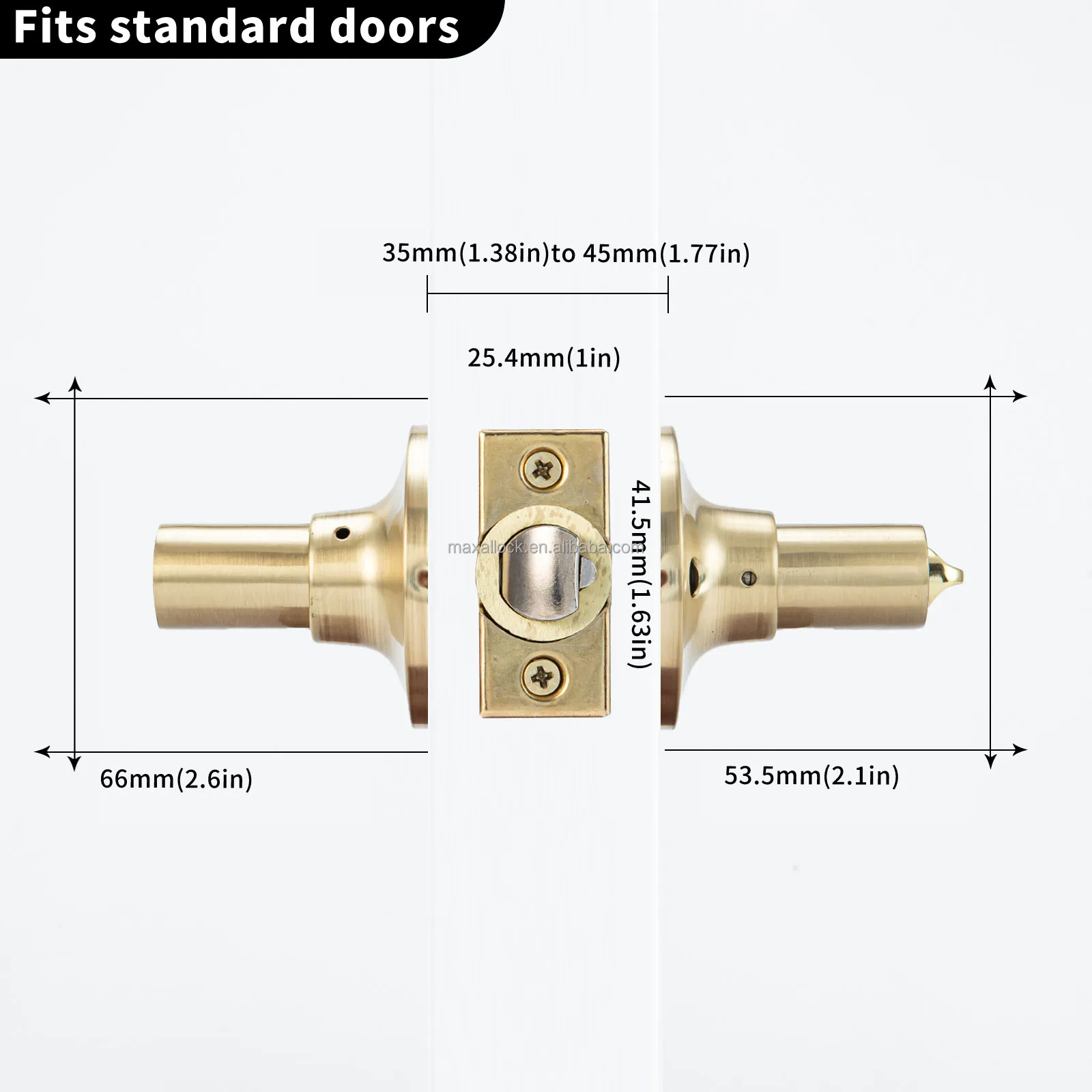 Interior privacy tubular door lever bedroom bathroom entry keyed stain srass lever door handle with lock