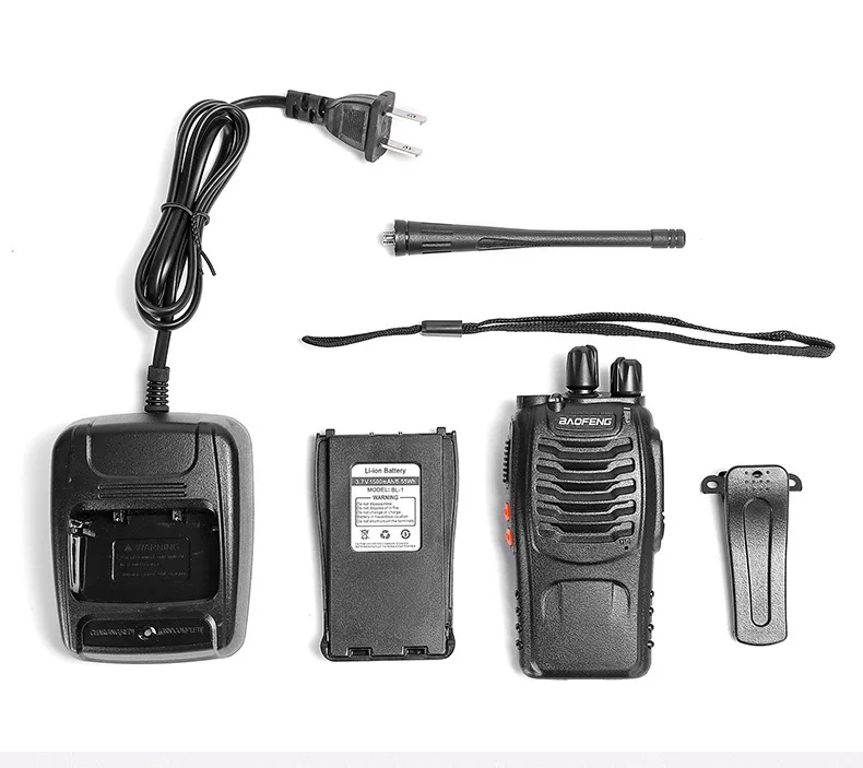Hot Sale Original Baofeng BF888S Portable Walkie Talkie with Flashlight 16 Channels Long Range Handheld Transmitter 2 Way Radio