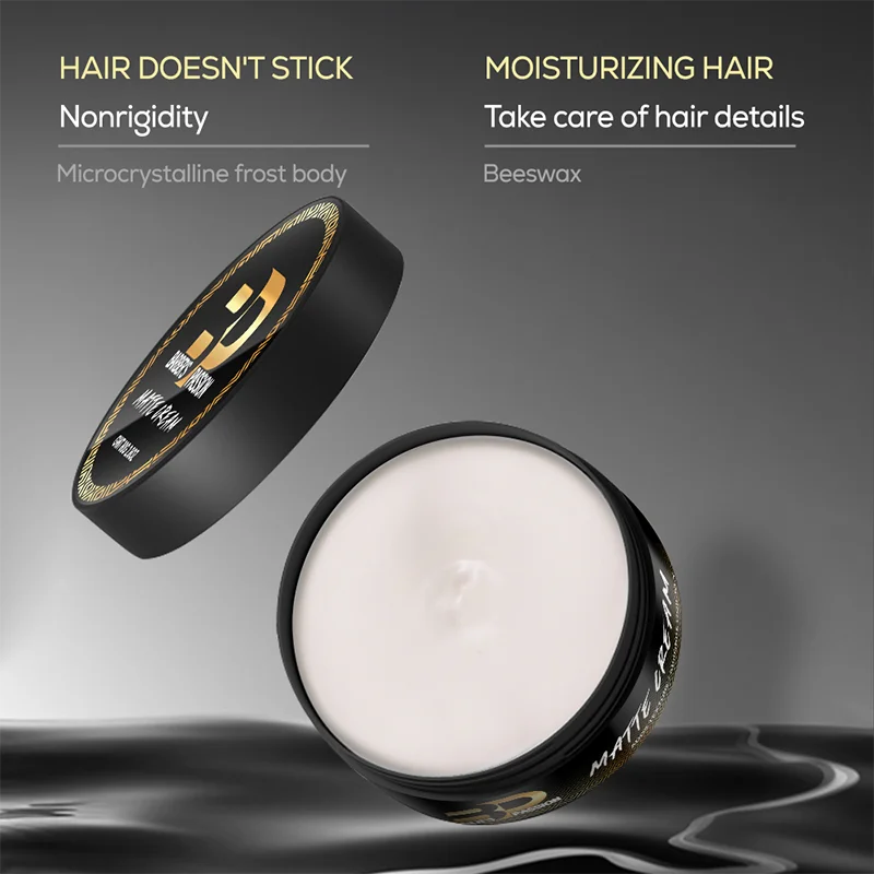 18 years experience factory MSDS CNPC GMP FDA certification hair styling moulding matte cream clay for men