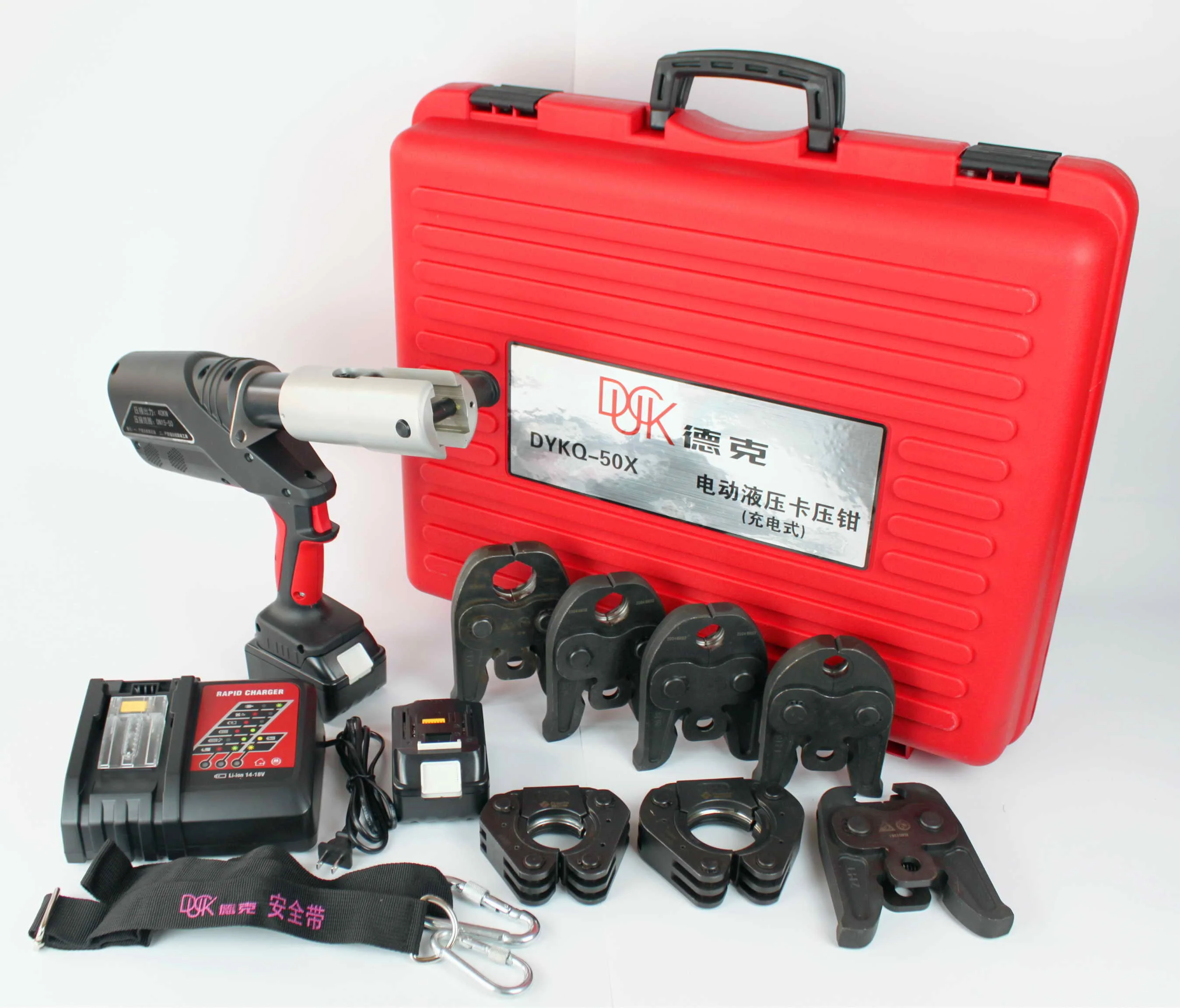 Founded in 1987 factory hydraulic battery pipe pressing fitting hose crimping tools 1550 cordless crimper machine
