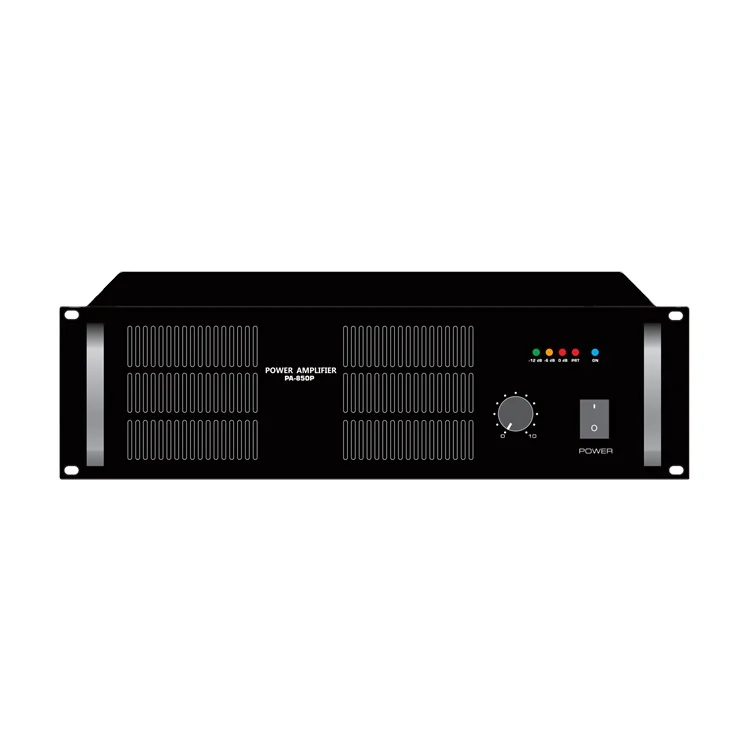 PA-1000P Professional Public Address Power Amplifier System 1000 Watt AC 70V 100V Support DC24V battery-powerd work for Market