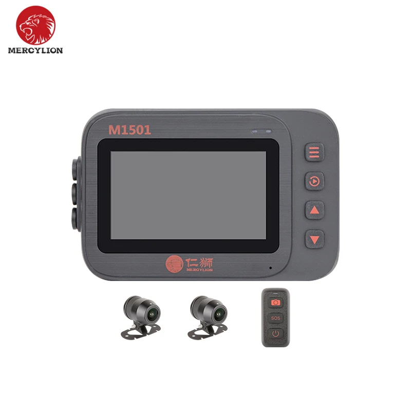 Двойной видеорегистратор для мотоцикла IP69K GPS