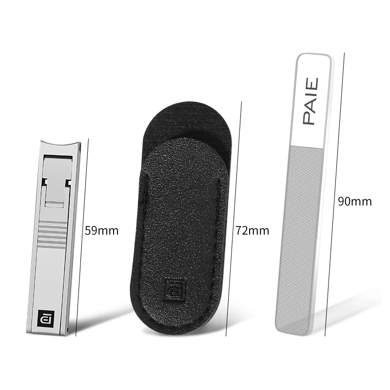 2024 New Manicure Tool Stainless Steel Ultra-thin Nail Clipper Set Sharp and Portable Nail Scissors Kit Delicate Nail Care Set