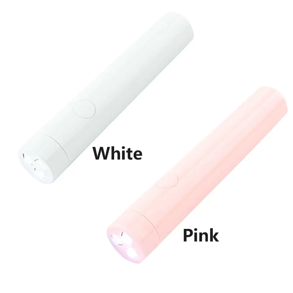 ZYC Portable  Quick Dry USB Machine Home Phototherapy Tools Professional UV LED Nail Lamp Mini Flashlight Pen Type