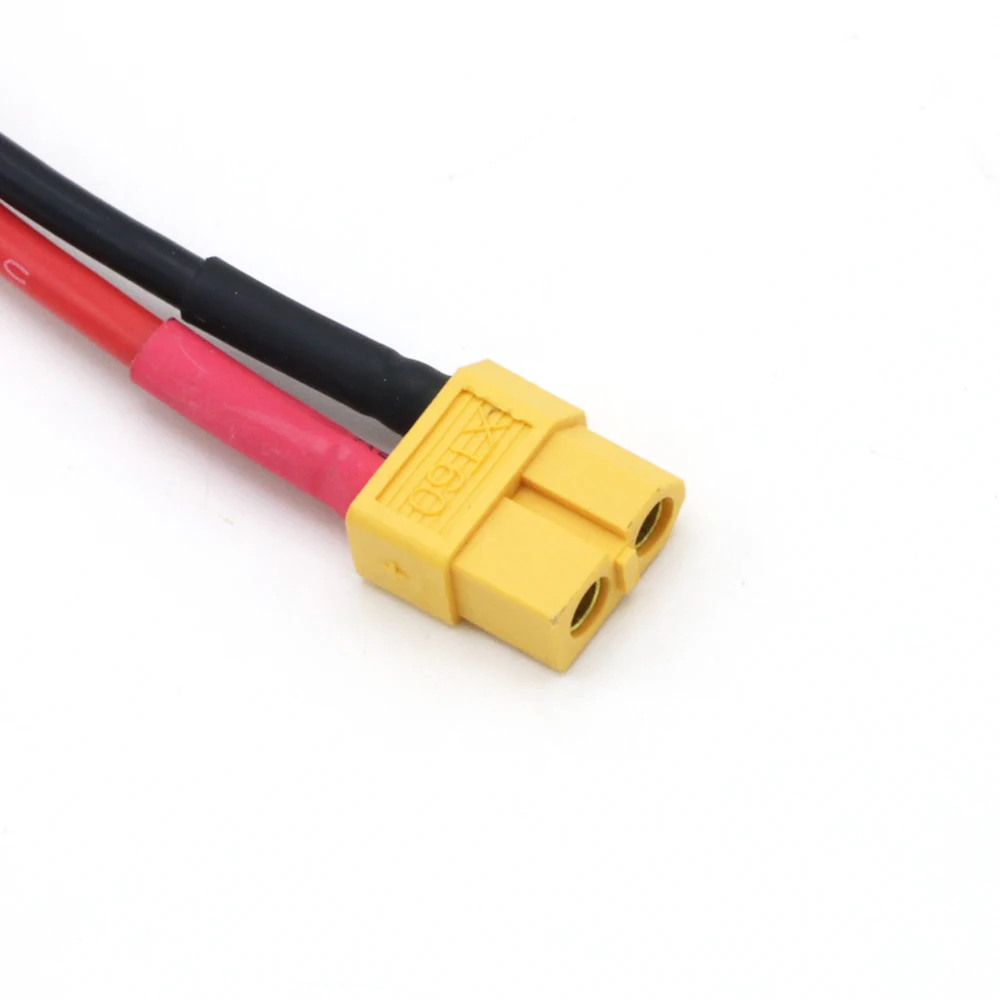 Amass Male XT60 T Plug to Female XT60 Deans Connector Adapter 14AWG 30CM Extension Cable Leads For RC Lipo Battery