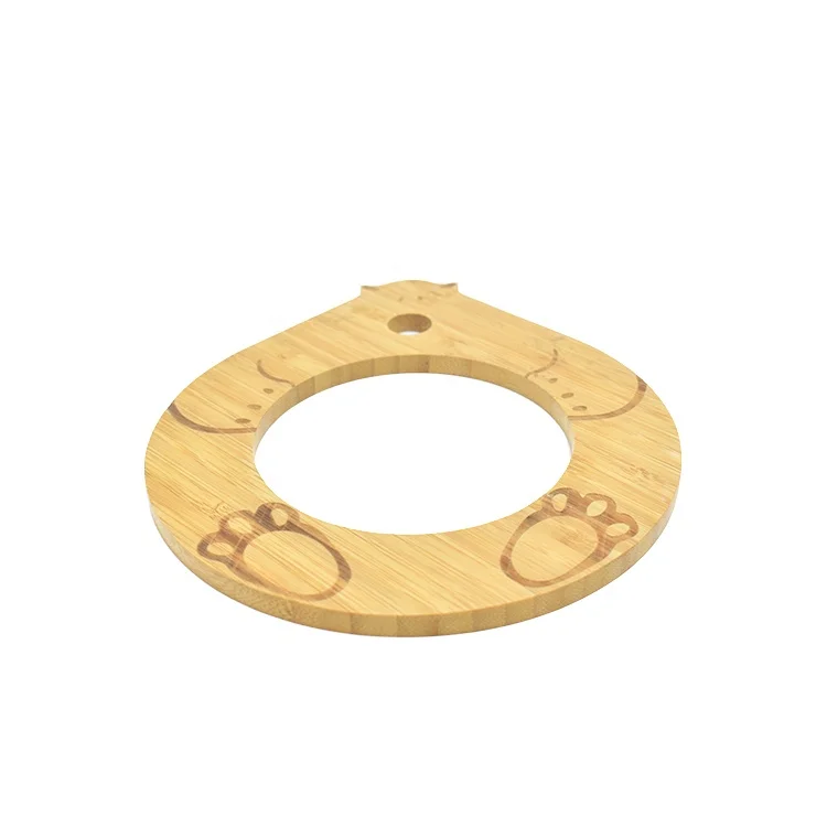 Personalized Round Bamboo Pot Bowl Table Mats Dining Room Decor Restaurant Place Mat Insulation Pad