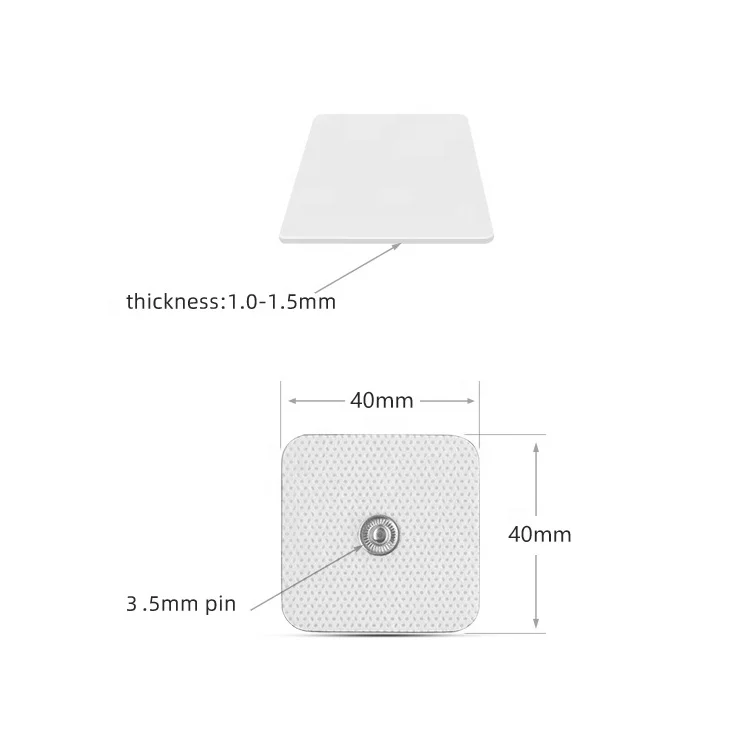 Health Product Physiotherapy Equipment Vibrating Electronic Pulse Massager EMS/Tens Unit Electrode Pad For Relive The Pain .