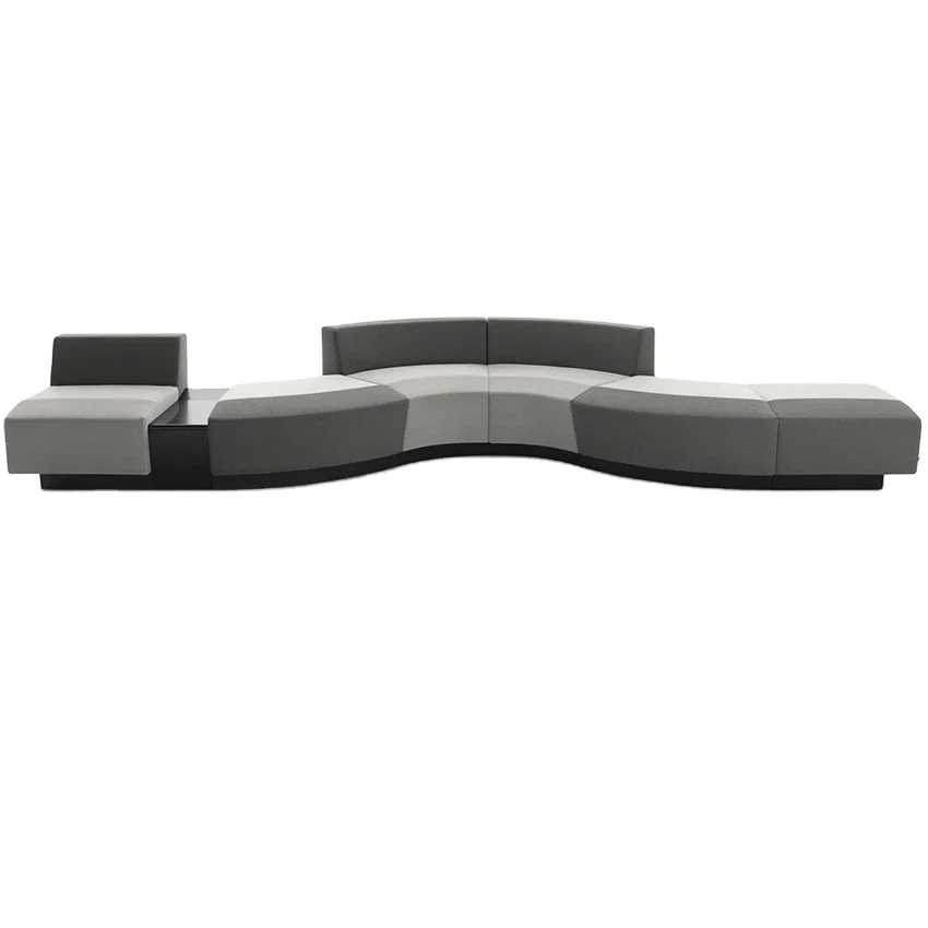 Flexible Modular Design Fabric Reception Sofa Office Sofa Set Waiting room sofa chair