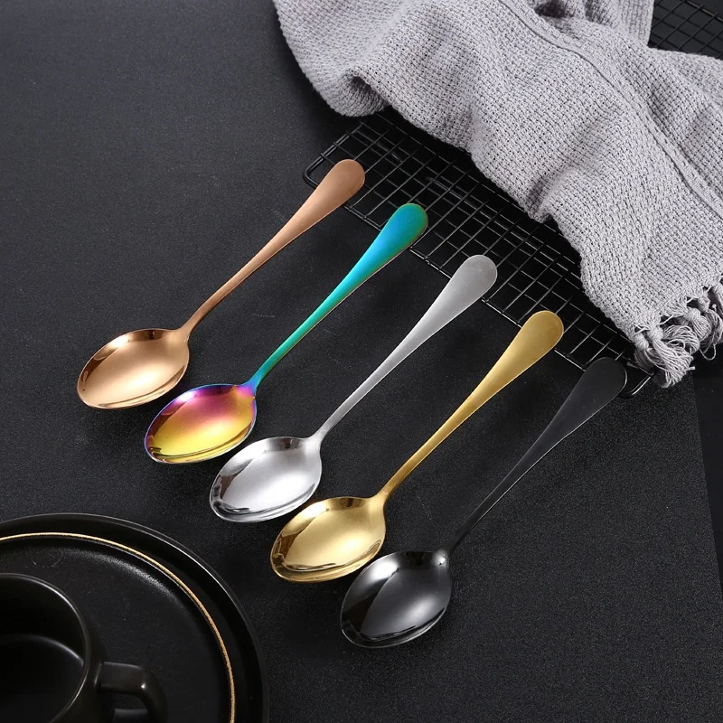 4 piece stainless steel cutlery , elegant and shiny gold flatware
