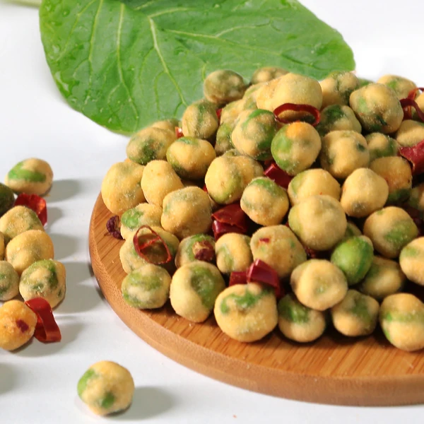Coated Green Peas Original Salted Sichuan Chili BBQ Sriracha Spicy