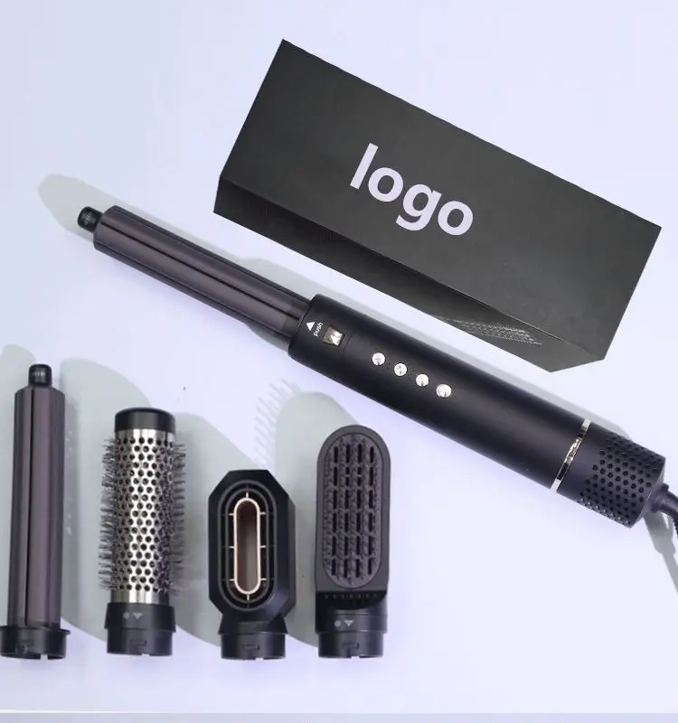 7 in 1 1200w BLDC Motor Multi Styler with 200 Million/cm3 Negative Ions Low Noise Drying OEM/ODM Custom Logo Package