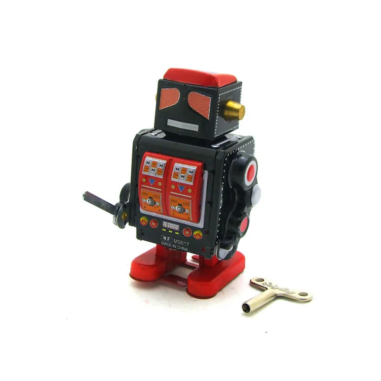 vintage tin toy robot home decor model Samurai Warrior Robot  adult toys home craft