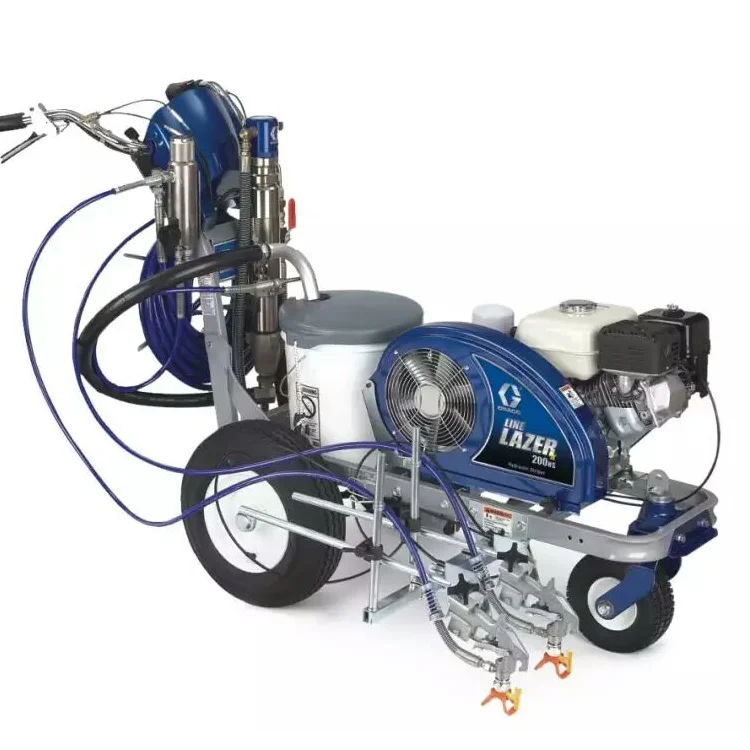 High Efficiency Cold Painting Road Marking Machine For Running Track