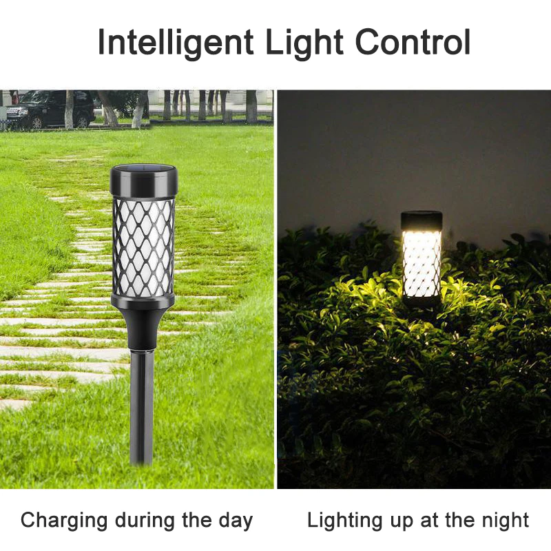New Arrivals Solar Pathway Lights Outdoor Decorative Lawn Lights Waterproof Led Garden Patio Lawn Yard Driveway  Landscape Lamp