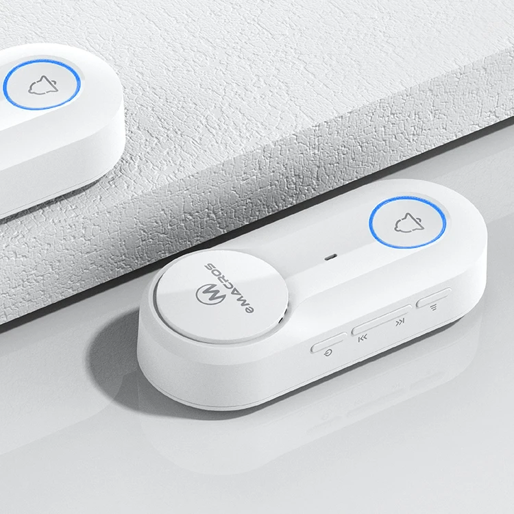 EMACROS New Product Intercom Door Bell Ring Wireless With Voice Intercom 2 Way Talk