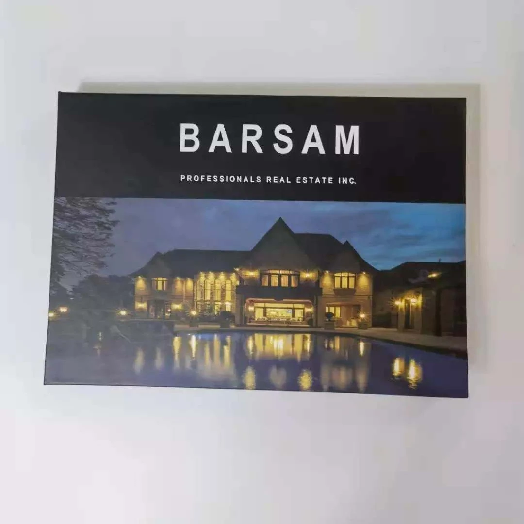 Custom Realtors Real Estate Video Brochure 7inch Video Brochure Greeting Card for Real Estate