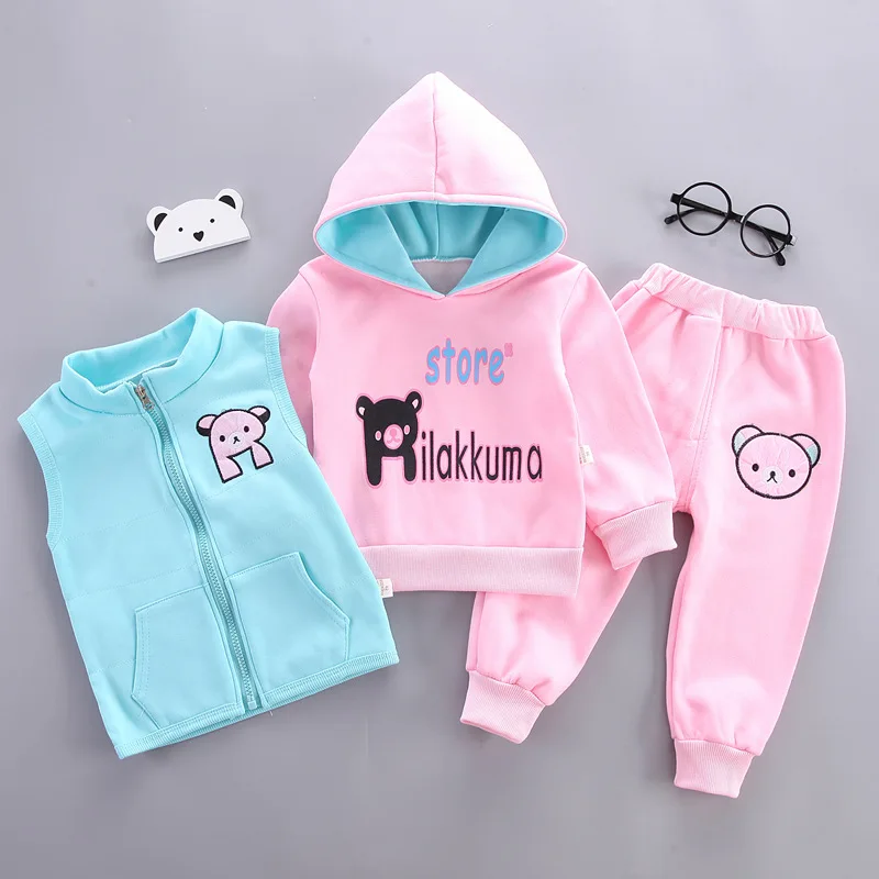 wholesale hoodie set kids clothes boy baby clothes Winter toddler boys clothing sets