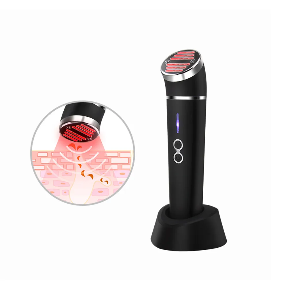 Антивозрастное устройство для омоложения кожи лица, светодиодное терапевтическое устройство, массажер с инфракрасным светом