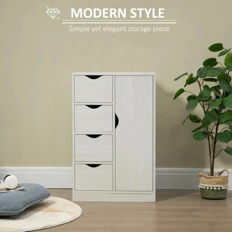 Factory custom spot freestanding lockers with 4 drawers and doors floor-to-ceiling cabinet white wood grain two colors